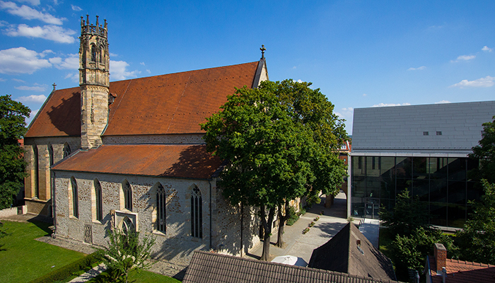 Ansicht des Augustinerklosters in Erfurt